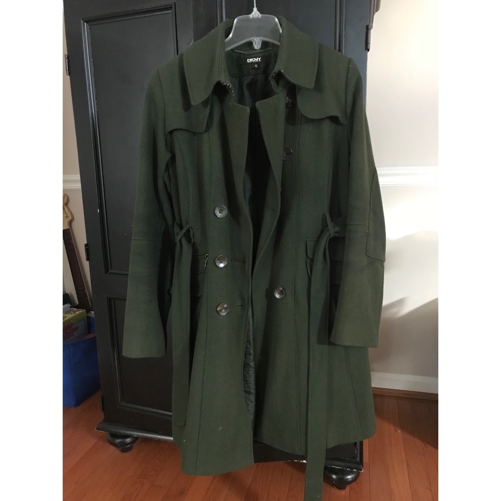 DKNY Mid-Length Pea Coat